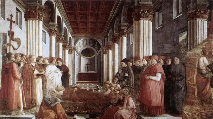 Fra Filippo Lippi The Saint-s Funeral Germany oil painting art